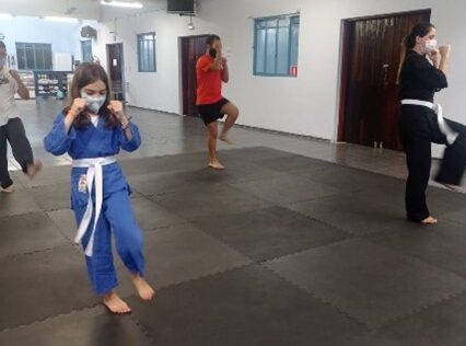 Aula de artes marciais